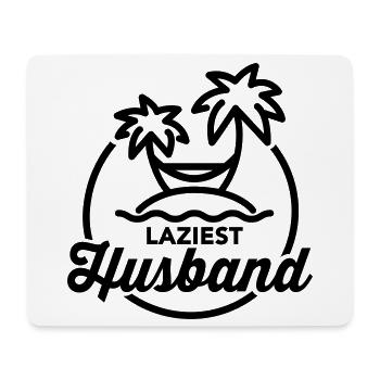 Laziest husband - Mouse Pad (horizontal) - white - Front