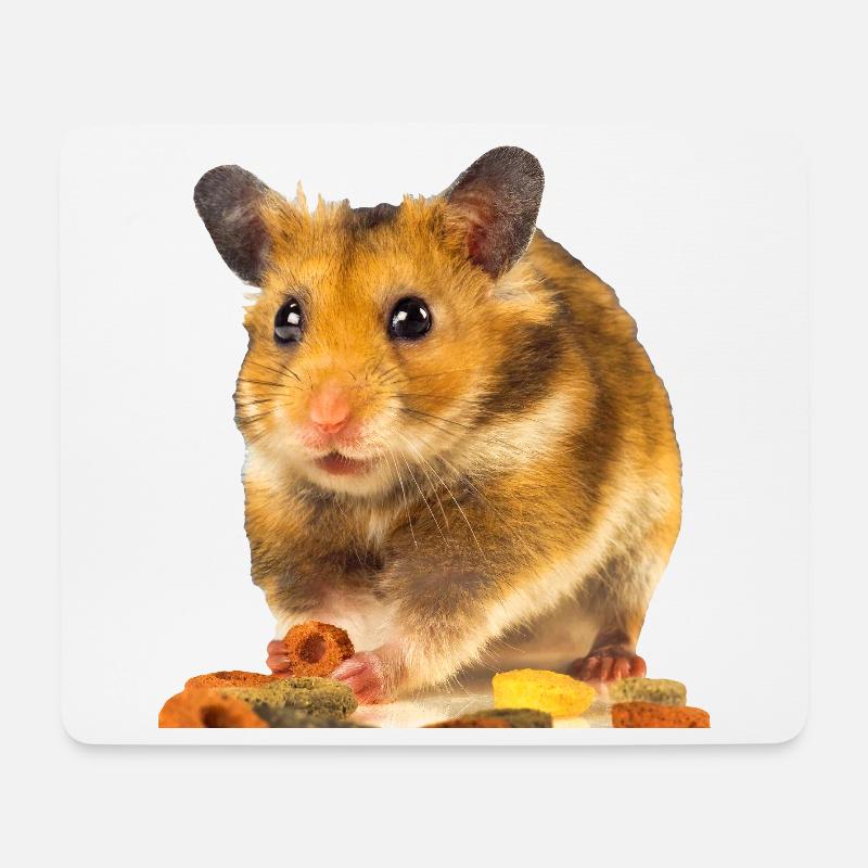 I am hamster - Mouse Pad (horizontal) - white