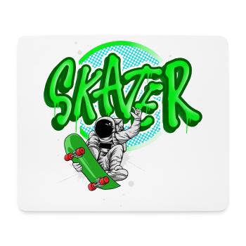 Skater - Mousepad (Querformat) - Weiß - Vorne