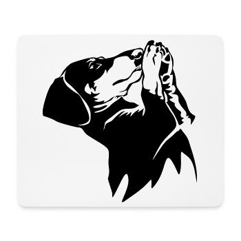 Dachshund - Mouse Pad (horizontal) - white - Front