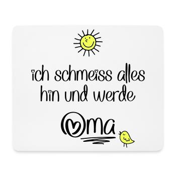 lustige Sprüche für Oma - Mousepad (Querformat) - Weiß - Vorne