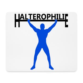 Haltérophilie - Tapis de souris (format paysage) - blanc - Devant