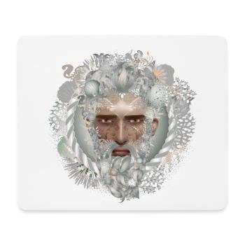 fascinating portrait of an Aquarius - Mouse Pad (horizontal) - white - Front