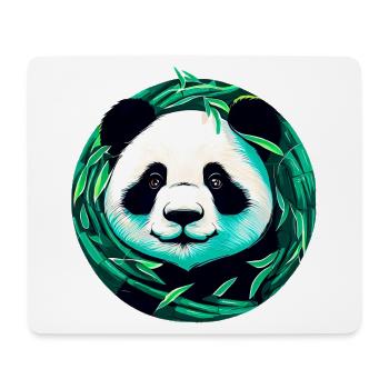Panda - Mousepad (Querformat) - Weiß - Vorne