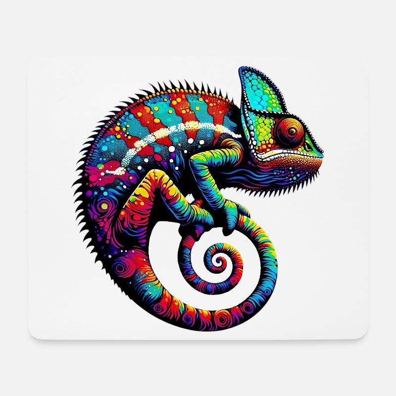Chameleon - Mouse Pad (horizontal) - white