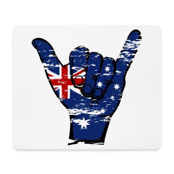 Australia Flag Surfing Symbol Used - Mouse Pad (horizontal) - white - Front