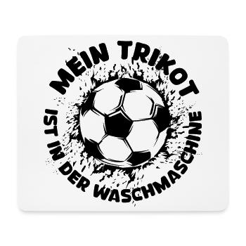 Football, drôles de dictons, mon maillot au lavage - Tapis de souris (format paysage) - blanc - Devant