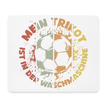 lustige Sprüche Fußball Trikot in der Wäsche icon - Mousepad (Querformat) - Weiß - Vorne