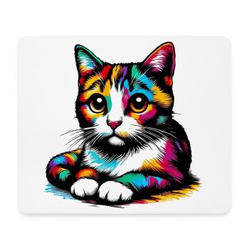Cat - Mouse Pad (horizontal) - white - Front