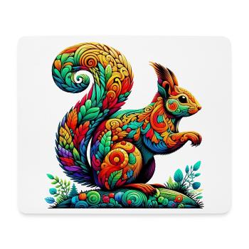 Squirrel - Mouse Pad (horizontal) - white - Front