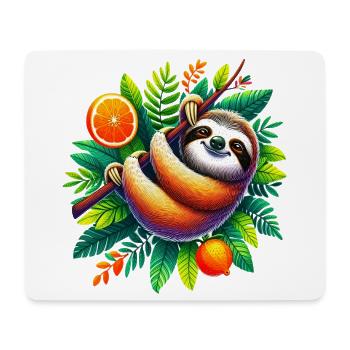 Paresse - Tapis de souris (format paysage) - blanc - Devant