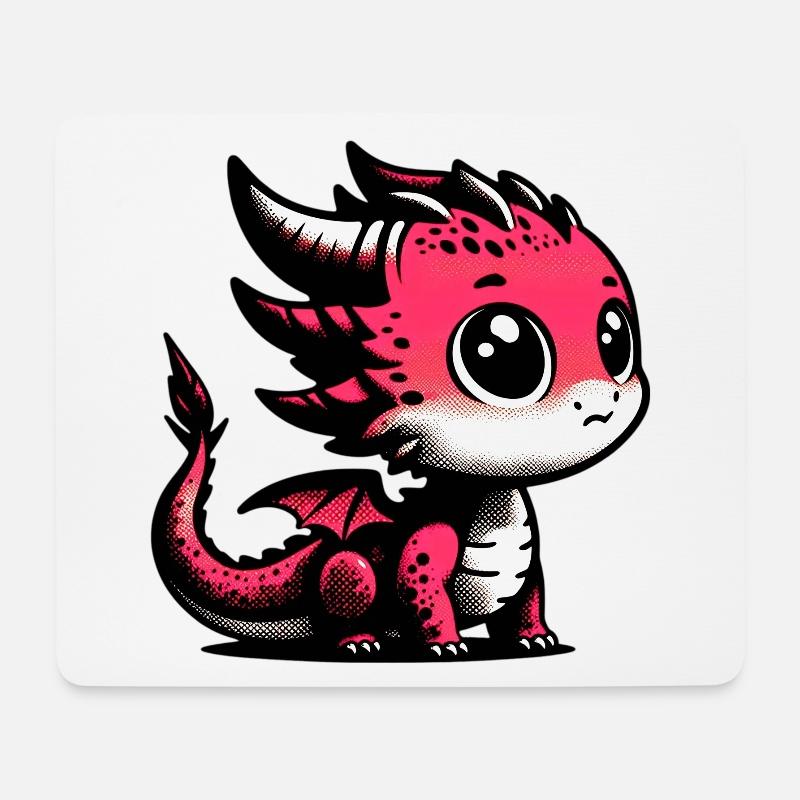 Dragon - Mouse Pad (horizontal) - white