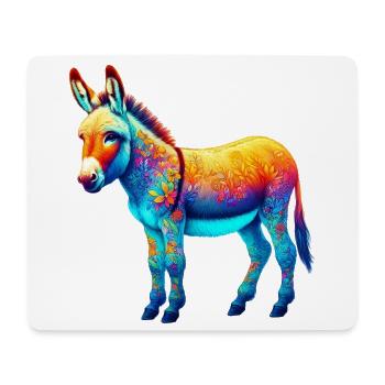 Esel-Maultier - Mousepad (Querformat) - Weiß - Vorne