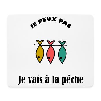 POISSON. POISSON D'AVRIL. VACANCES. ETE. HUMOUR - Tapis de souris (format paysage) - blanc - Devant