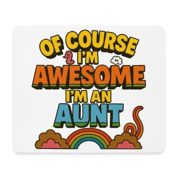 Wunderliche Tante Feier T-Shirt - Mousepad (Querformat) - Weiß - Vorne