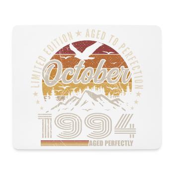 Octobre 1994 Cadeau Anniversaire - Octobre 1994 - Tapis de souris (format paysage) - blanc - Devant