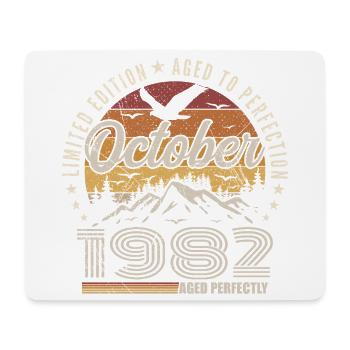 Octobre 1992 Cadeau Anniversaire - Octobre 1992 - Tapis de souris (format paysage) - blanc - Devant