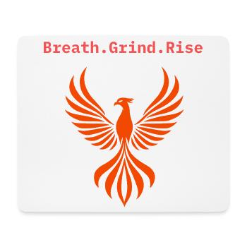Slogan motivant Sport, Vie quotidienne, Force - Tapis de souris (format paysage) - blanc - Devant
