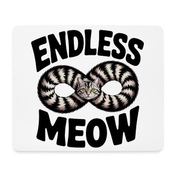 Endless Meow Cat - Mouse Pad (horizontal) - white - Front