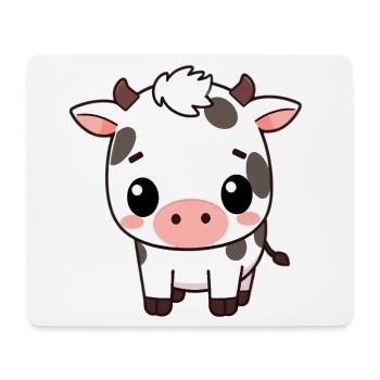 Süsse Kuh - Mousepad (Querformat) - Weiß - Vorne