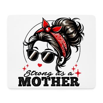 Retro bandana and stylish glasses - Mouse Pad (horizontal) - white - Front