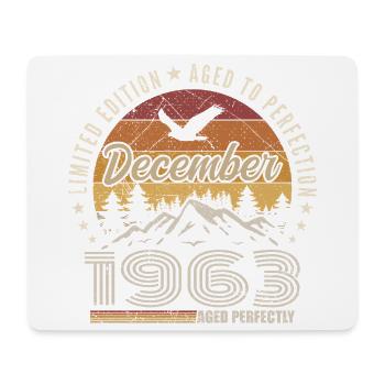 Décembre 1963 Édition Originale Cadeau décembre  - Tapis de souris (format paysage) - blanc - Devant
