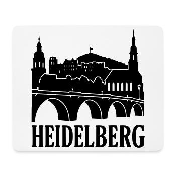 Heidelberg Silhouette - Mouse Pad (horizontal) - white - Front