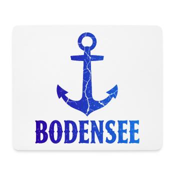 Bateau de vacances au lac de Constance - Tapis de souris (format paysage) - blanc - Devant