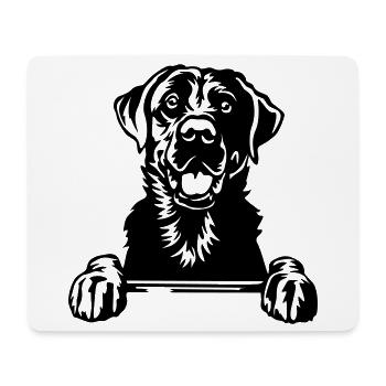Labrador Kopf - Mousepad (Querformat) - Weiß - Vorne