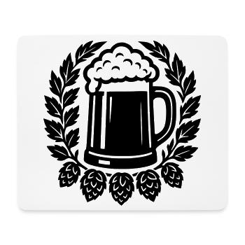 Bahre - Mousepad (Querformat) - Weiß - Vorne
