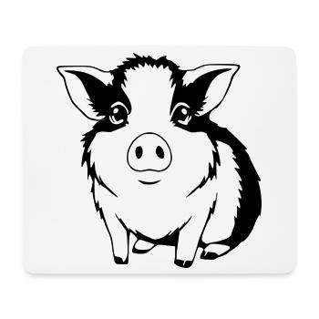 Meerschweinchen T-shirt Geschenk  - Mousepad (Querformat) - Weiß - Vorne