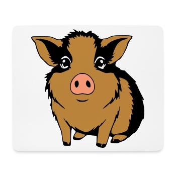 Meerschweinchen T-shirt Geschenk - Mousepad (Querformat) - Weiß - Vorne