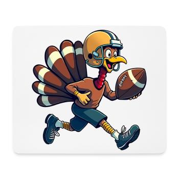 Thanksgiving Football Turquie - Tapis de souris (format paysage) - blanc - Devant