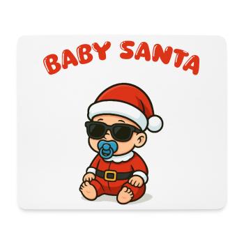 Baby Santa Weihnachten - Mousepad (Querformat) - Weiß - Vorne