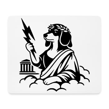Zeus Wurstos Dackel - Mousepad (Querformat) - Weiß - Vorne
