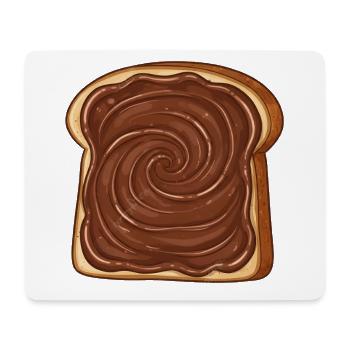 Nut Nougat Bread - Mouse Pad (horizontal) - white - Front