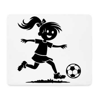 Soccer Girls - Mouse Pad (horizontal) - white - Front