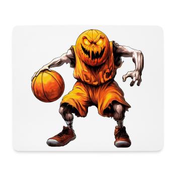 Halloween Basketballer - Mousepad (Querformat) - Weiß - Vorne