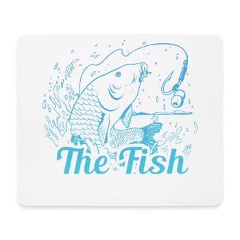 The Fish Whisperer – Funny Angler Saying - Mouse Pad (horizontal) - white - Front