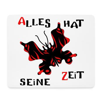 Schmetterling - Mousepad (Querformat) - Weiß - Vorne