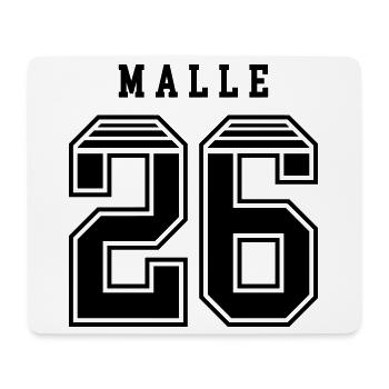 Malle 26 Jersey - Mouse Pad (horizontal) - white - Front