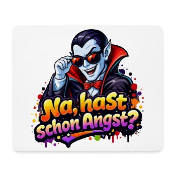 drakula-comic-spruch - Mousepad (Querformat) - Weiß - Vorne