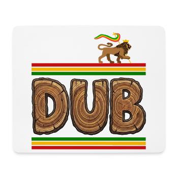 Dub Holz Reggae - Mousepad (Querformat) - Weiß - Vorne