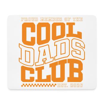 Club des papas cool - Cadeau de la fête des pères 2026 - Tapis de souris (format paysage) - blanc - Devant