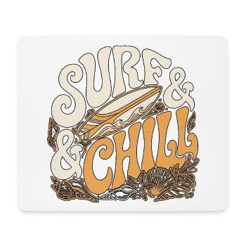 Surf and Chill - Mouse Pad (horizontal) - white - Front