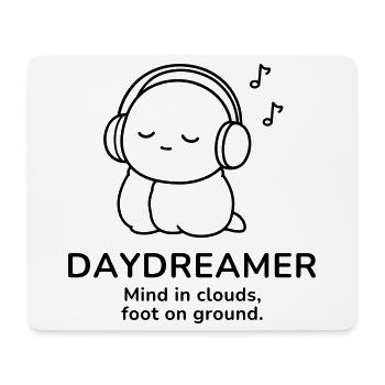 Day Dreamer – Mind in Clouds | Cozy Music Mood - Mousepad (Querformat) - Weiß - Vorne