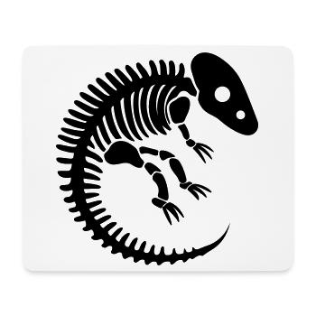 os fossile dinosaure préhistorique - Tapis de souris (format paysage) - blanc - Devant