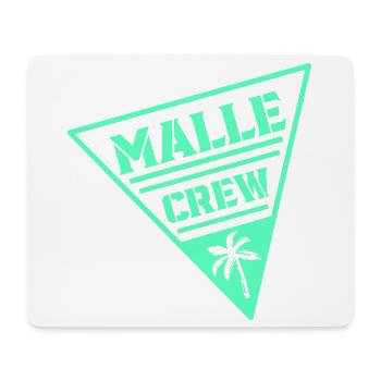 Mille Crew Mint Triangle Patch - Mousepad (Querformat) - Weiß - Vorne