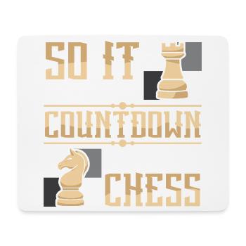 Chess Chess Player Chessboard - Mouse Pad (horizontal) - white - Front