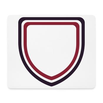 Coat of Arms Frame Bordeaux - Design your own text - Mouse Pad (horizontal) - white - Front